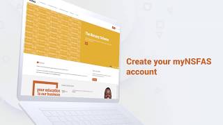 NSFAS  How to create myNSFAS account [upl. by Uon]