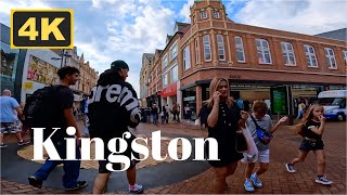 Kingston upon Thames London  4K Walk [upl. by Liakim]