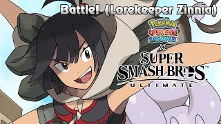 Battle Lorekeeper Zinnia WITH LYRICS  Pokémon ORASSuper Smash Bros Ultimate Cover [upl. by Atinreb]