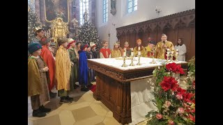 Pfarrfamiliengottesdienst mit den Sternsingern am 06012024 [upl. by Aiceila981]