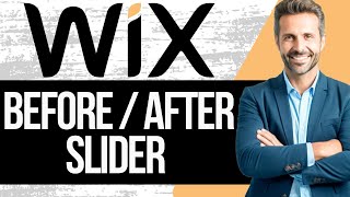 How to Create Before and After Slider in Wix Website [upl. by Aseuqram191]