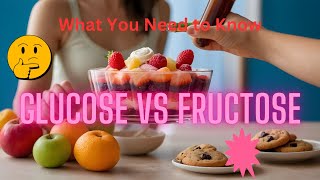 Glucose vs Fructose  What You Need to Know diet fructose fruit highfructosecornsyrup [upl. by Carpet]