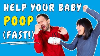 How to help a baby poop FAST The 4 MOST EFFECTIVE tools to quickly relieve constipation in babies [upl. by Raff360]