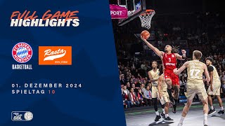 FC Bayern München Basketball vs RASTA Vechta  Full Game Highlights  Spieltag 10 202425 [upl. by Jorie625]