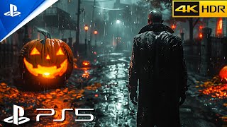 HALLOWEEN PARTY PS5 Immersive ULTRA Graphics Gameplay 4K60FPS Hitman 3 [upl. by Iniretake]