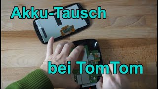 Akku tauschen im TomTom Start 60 Go Basic 600 610 620 TomTom Go Classic 5000 6000 6100 [upl. by Aydni]