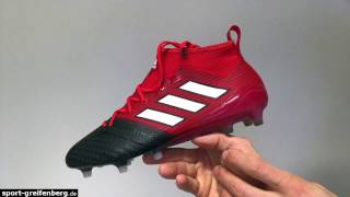 Adidas Ace 17 1 Primeknit FG  red Limit [upl. by Ailla]