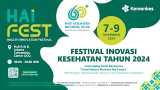 Festival Inovasi Kesehatan tahun 2024 HALL B [upl. by Natsirhc58]