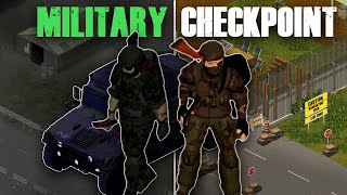 Raven Creeks Military Ckeckpoint  Project Zomboid  The Walking Dead [upl. by Biddy298]