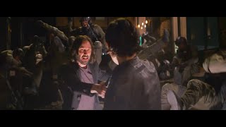 The Matrix Resurrections  Coffee Shop Fight Scene 1080p [upl. by Suiravaj]