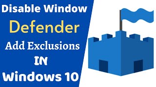 Disable windows defender windows 10  Add exclusions  In 3 Minute  eTechnizcom 👍 [upl. by Rrats]