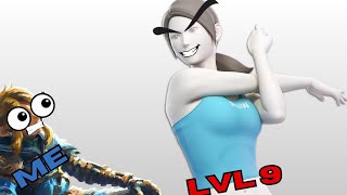 Runnung a fade with Wii Fit Trainer [upl. by Ellennaj]