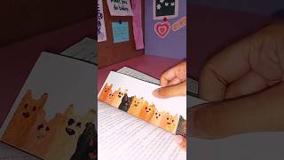 Cat bookmark DIY trending art artful diy youtubeshorts viralvideo easyart fyp youtube [upl. by Perla]