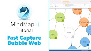 Tutorial Bubble Web  iMindMap 11 [upl. by Ymar]