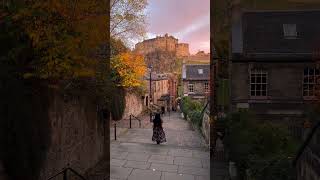 The BEST view of Edinburgh Castle is… 💫🕯️🏰 edinburgh edinburghcastle [upl. by Schreibe658]