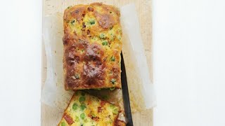 Recette  Cake salé facile aux petits pois et chorizo [upl. by Alexandr]