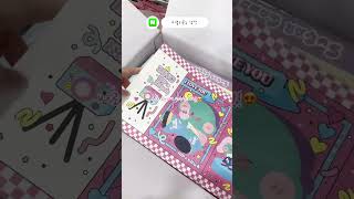 추석에도 열일하는 문구사장🩷🎀 reels 산리오 포장 스티커 shortvideo 다이소깡 sanrio unboxing 포장계 포카포장 포카 포카깡 [upl. by Yorgen]