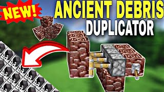 Minecraft 120  UNLIMITED ANCIENT DEBRIS DUPLICATION GLITCH II EASY TUTORIAL JAVABEDROCK [upl. by Groark53]