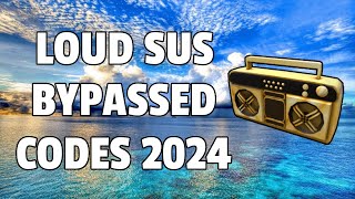 LOUD BYPASSED SUS Roblox Ids WORKING 2024 [upl. by Yttam]