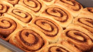 Homemade Cinnamon Rolls Recipe  Laura Vitale  Laura in the Kitchen Episode 300 [upl. by Madalena]