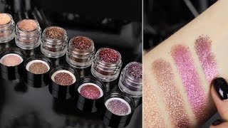 INGLOT Pure Pigment Collection  swatches [upl. by Deborath]