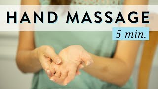 Hand Self Massage for Hand Pain Relief [upl. by Eph]