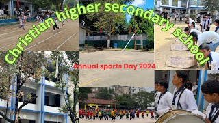 Christian higher secondary school  Annual sports day 2024  chss chsschool ytshort yt [upl. by Yenaffit]