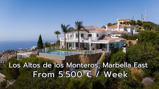 Luxurious Villa with Breathtaking Mountain and Sea Views in Altos de Los Monteros Marbella [upl. by Docilla]