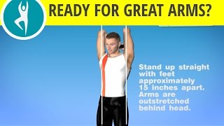 Triceps Exercise with Dumbbell  Tricep Workout for Men [upl. by Ahsaeym414]