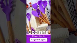 O Kit de Utensílios de Cozinha em Silicone Mais Desejado Que Luxo 🥰shorts [upl. by Narmi]