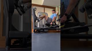 Leg Press Single leg Eccentric Supramaximal load [upl. by Ilyak]