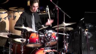 Josh Harmon Drums  Night of Jazz XV  Drum Machine [upl. by Ahseuqram346]