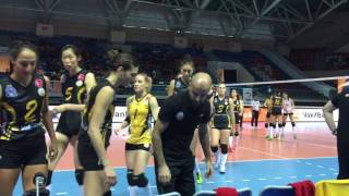 Jan 10 2017 Eczacibasi vs VakifBank 23 Match 2 25 [upl. by Neille]