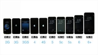 The Ultimate iPhone Boot Test 6 Plus vs 6 vs 5s vs 5c vs 5 vs 4S vs 4 vs 3GS vs 3G vs 2G [upl. by Daj]