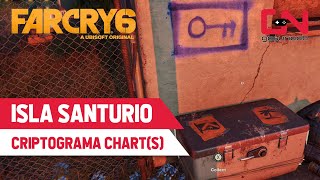 Far Cry 6 How to Unlock Criptograma Chest in Armonia Isla Santuario Charts 1 amp 6 [upl. by Dorinda978]