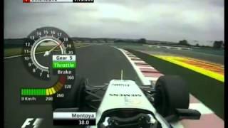 F1 France 2005 Qualifying Juan Pablo Montoya Lap [upl. by Aloysius269]