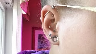 Rook and Anti Tragus Piercing Experience [upl. by Val]