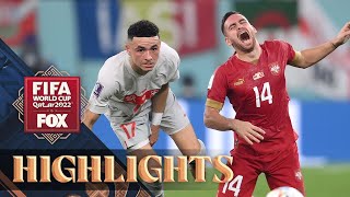 Serbia vs Switzerland Highlights  2022 FIFA World Cup [upl. by Aidiruy]