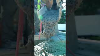 Unloading Concrete into Bobcat Stir Scoop  Slow [upl. by Bisset350]