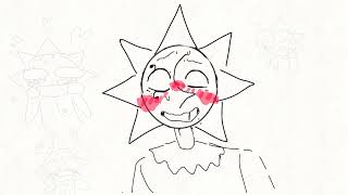 Probably Sun when he first met Roxanne Sun and Moon Show Animation [upl. by Yhtimit]