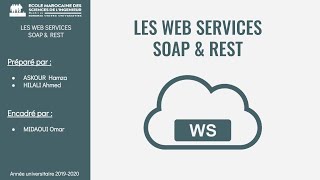 Les Web Service SOAP amp REST [upl. by Kcirddehs]