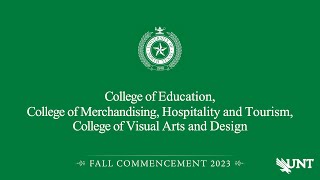 Education CMHT CVAD  UNT Commencement Fall 2023 [upl. by Nonregla718]