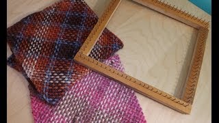 How to make square weaving loom and how to use it  with Ruby Stedman [upl. by Jacquelin]