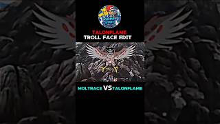 TALONFLAME VS MOLTRES  TALONFLAME TROLL FACE EDIT shortfeed pokemon viralshorts viral shorts [upl. by Polinski]