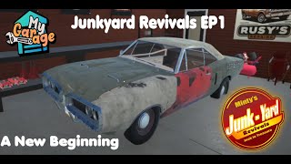 My Garage  Junkyard Revivals EP1  A new Beginning [upl. by Atileda]