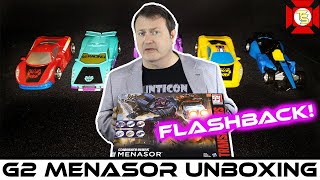 TRANSFORMERS G2 MENASOR Combiner Wars Review Flashback [upl. by Herrah]