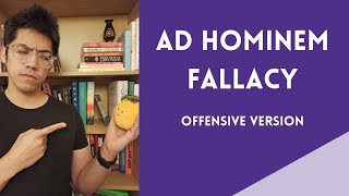 Ad Hominem Fallacy Offensive Version shorts [upl. by Coney]