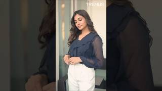 Losliya cute Photoshoot video 😍💙 Poovey Kaadhal pookum Poovey 💙 [upl. by Ahseei]