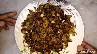 KARELE KA BHUJIA  THE LATEST ONION VERSION OF KARELA KA BHUJIA  VERY TASTY [upl. by Neehsar]