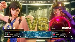 SFV AE 2018  Vale2D86 ChunLi vs MaestroFLC Menat [upl. by Ailin517]